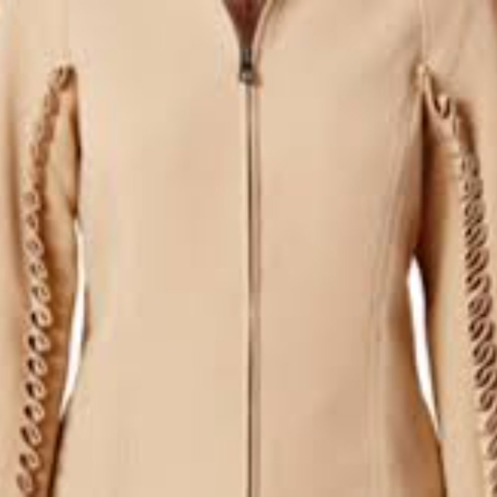 Olivia Palermo X BR Stunning Ruffle Jacket XS